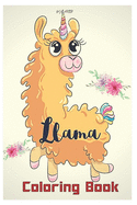 llama coloring book: Fun coloring gift book for llama lovers with stress relief llama designs and funny cute shows