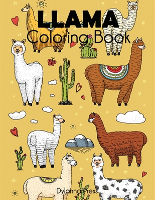 Llama Coloring Book - Dylanna Press