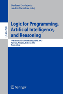 Logic for Programming, Artificial Intelligence, and Reasoning: 14th International Conference, LPAR 2007, Yerevan, Armenia, October 15-19, 2007, Proceedings