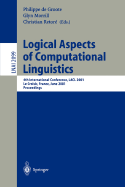 Logical Aspects of Computational Linguistics: 4th International Conference, Lacl 2001, Le Croisic, France, June 27-29, 2001, Proceedings