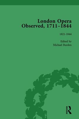 London Opera Observed 1711-1844, Volume V: 1821-1844 - Burden, Michael (Editor)