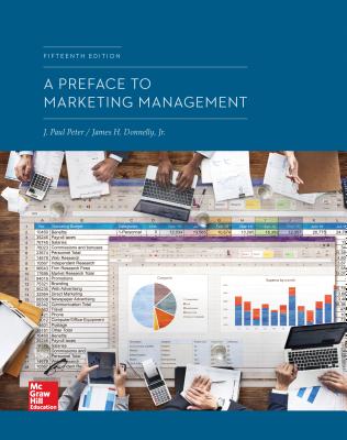 Loose Leaf for a Preface to Marketing Management - Peter, J Paul, and Donnelly Jr, James H