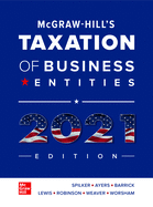 Loose Leaf for McGraw-Hill's Taxation of Business Entities 2021 Edition