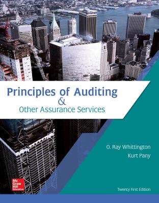 Loose Leaf for Principles of Auditing & Other Assurance Services - Whittington, Ray, and Pany, Kurt