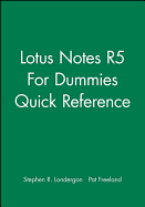 Lotus Notes 5 for Dummies Quick Ref