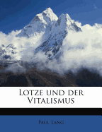 Lotze Und Der Vitalismus