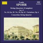 Louis Spohr: String Quartets (Complete), Vol. 17