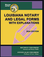 Louisiana Notary and Legal Forms with Explanations: 2024 Edition