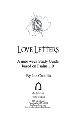 Love Letters Study Guide - Castillo, Joe