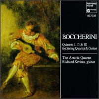 Luigi Boccherini: Quintets I, II & III for String Quartet & Guitar - Artaria Quartet; Richard Savino (guitar)