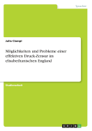 Mglichkeiten Und Probleme Einer Effektiven Druck-Zensur Im Elisabethanischen England