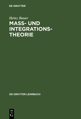 Ma- Und Integrationstheorie - Bauer, Heinz