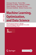 Machine Learning, Optimization, and Data Science: 8th International Conference, Lod 2022, Certosa Di Pontignano, Italy, September 18-22, 2022, Revised Selected Papers, Part I