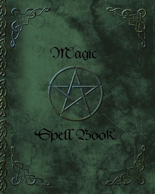 Magic Spell Book: of Shadows or Grimoire Gifts (90 blank attractive spells records & more in a large soft covered notebook; it is from our Pentacle in Green range) - Smart Bookx