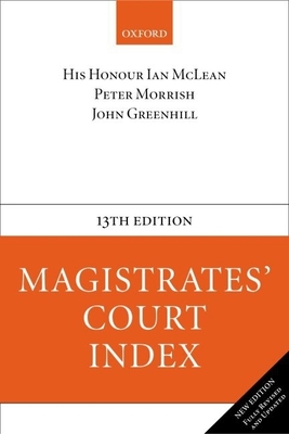 Magistrates' Court Index - McLean, Ian, and Morrish, Peter, and Greenhill, John