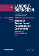 Magnetic Properties of Paramagnetic Compounds: Magnetic Susceptibility Data - Part 5