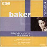 Mahler: Das Lied von der Erde; Brahms: Alto Rhapsody - Janet Baker (mezzo-soprano); John Mitchinson (tenor); BBC Symphony Men's Chorus (choir, chorus)