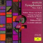 Mahler: Symphonies Nos. 2 & 4 - Carol Neblett (soprano); Frederica Von Stade (mezzo-soprano); Gerhart Hetzel (violin); Marilyn Horne (mezzo-soprano); Wiener Philharmoniker; Chicago Symphony Chorus (choir, chorus); Chicago Symphony Orchestra; Claudio Abbado (conductor)