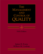 Management and the Control of Quality with Student CD-ROM - Evans, James R, and Lindsay, William M