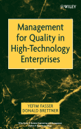 Management for Quality in High-Technology Enterprises