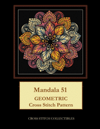 Mandala 51: Geometric Cross Stitch Pattern