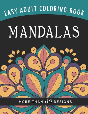 Mandalas: An Easy Large Print Adult Coloring Book Activity for Alzheimer's Patients and Seniors With Dementia - Books, Sunny Street