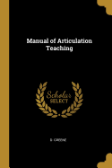 Manual of Articulation Teaching