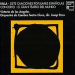 Manuel de Falla: Siete Canciones Populares Espaolas; Concerto; El Gran Teatro del Mundo - Llus Vidal (harpsichord); Victoria de los Angeles (soprano); Cor Lieder Camera (choir, chorus);...