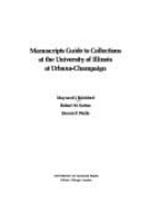 Manuscripts Guide to Col - Brichford, Maynard J, and Sutton, Robert, and Walle, Dennis F