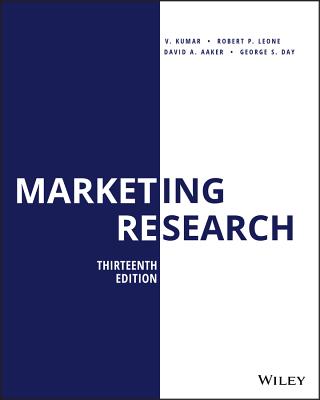 Marketing Research - Kumar, V, and Leone, Robert P, and Aaker, David A