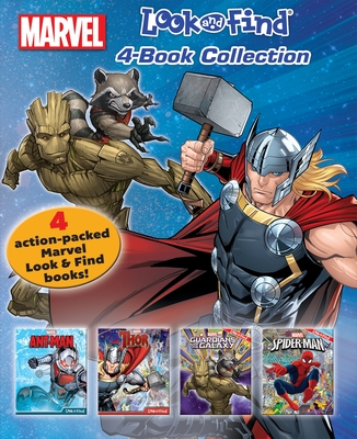 Marvel: Look and Find 4-Book Collection - Mawhinney, Art (Illustrator), and PI Kids
