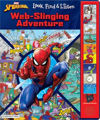Marvel Spider-Man: Web-Slinging Adventure Look, Find & Listen Sound Book - PI Kids
