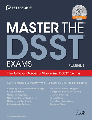 Master the Dsst Exams Volume 1 - Prometric