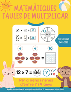 Matem?tiques taules de multiplicar: per aprendre les taules de multiplicar de l'1 al 12 de manera divertida. Per a nens i nenes d'entre 7 i 9 anys.