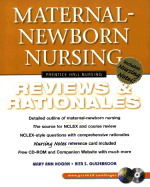 Maternal-Newborn Nursing: Reviews & Rationales - Hogan, Mary Ann, RN, Msn, and Glazebrook, Rita S