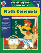 Math Concepts, Grades Pk - 2: English-Espaol Starter Skills