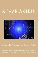 Math Finance Law 16: Mathematical Financial Law, Public Listed Firm Rule No.50646-53320
