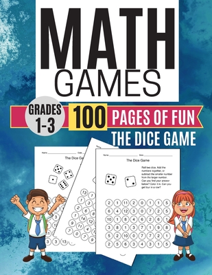 Math Games THE DICE GAME 100 Pages of Fun Grades 1-3 - Learning, Kitty