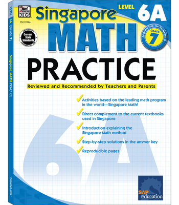 Math Practice, Grade 7: Reviewed and Recommended by Teachers and Parents Volume 16 - Singapore Asian Publishers (Compiled by), and Carson Dellosa Education (Compiled by)