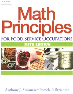 Math Principles For Food Service Occupations Book By