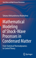 Mathematical Modeling of Shock-Wave Processes in Condensed Matter: From Statistical Thermodynamics to Control Theory