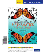 Mathematics for Elementary Teachers, Books a la Carte Edition