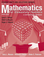 Mathematics for Elementary Teachers, Hints and Solutions Manual for Part a Problems: A Contemporary Approach