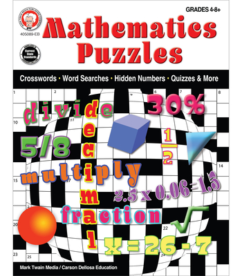 Mathematics Puzzles Workbook - Mark Twain Media (Compiled by)