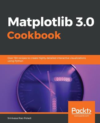 Matplotlib 3.0 Cookbook: Over 150 recipes to create highly detailed interactive visualizations using Python - Poladi, Srinivasa Rao