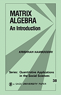 Matrix Algebra: An Introduction - Namboodiri, Krishnan, and Niemi, Richard G (Introduction by)