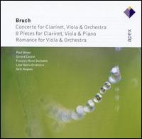 Max Bruch: Concerto for Clarinet, Viola & Orchestra; 8 Pieces for Clarinet, Viola & Piano; Romance for Viola & Orches - Franois-Ren Duchble (piano); Grard Causs (viola); Paul Meyer (clarinet); Lyon National Opera Orchestra;...