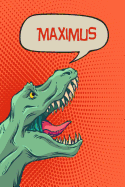 Maximus: Dinosaur Tyrannosaurus Blank Comic Book Notebook Journal Book 120 Pages 6x9