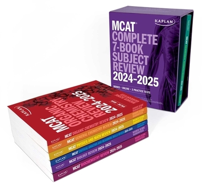 MCAT Complete 7-Book Subject Review 2024-2025, Set Includes Books, Online Prep, 3 Practice Tests - Kaplan Test Prep