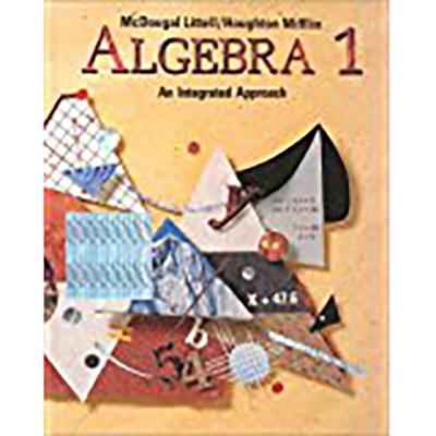 McDougal Littell High School Math: Student Edition Algebra 1 1995 by ...